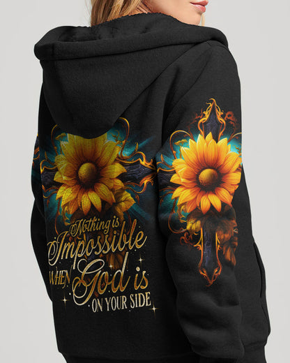 Nothing Is Impossible Women's All Over Print Shirt - Ty2707234, easychoo.com