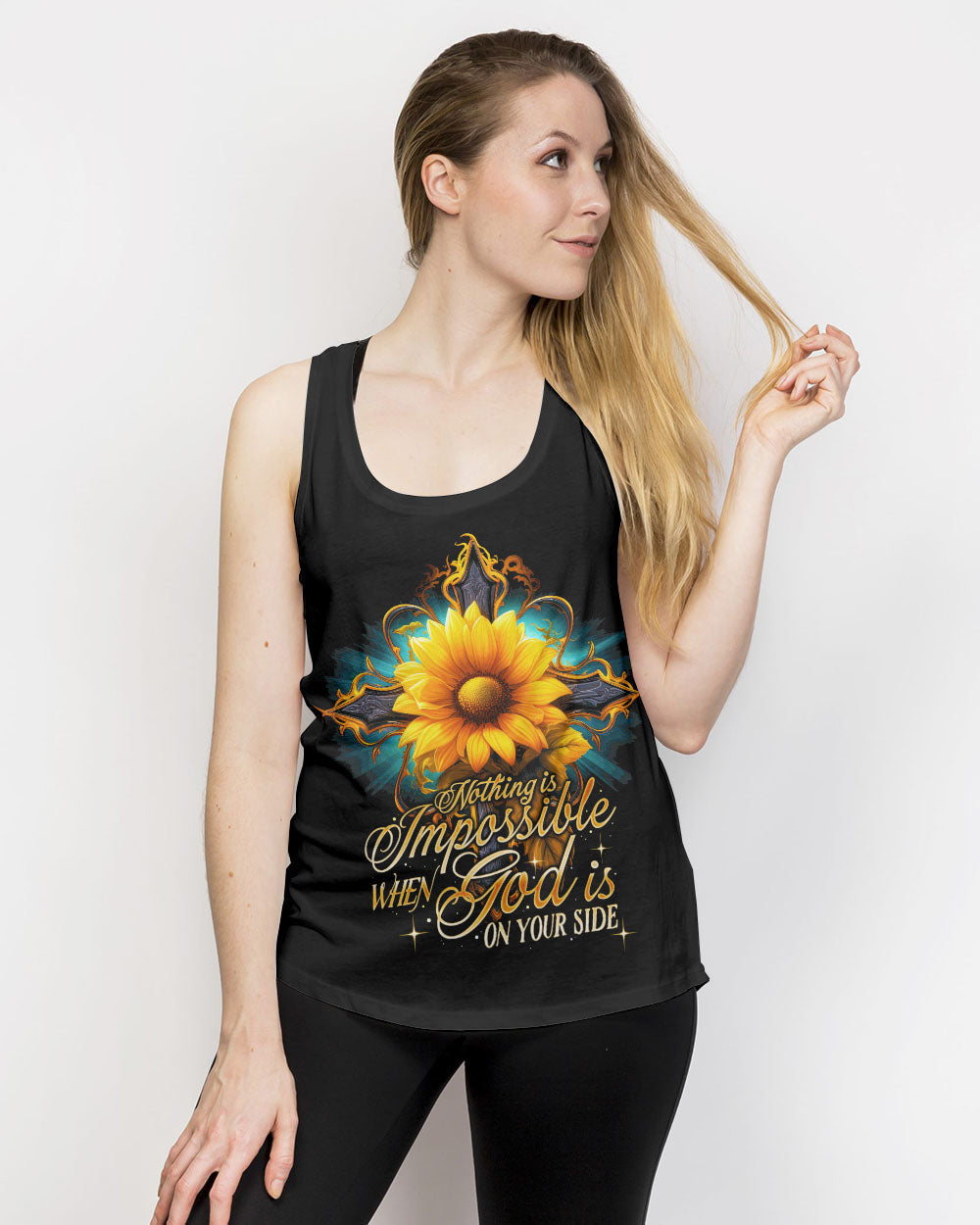 Nothing Is Impossible Women's All Over Print Shirt - Ty2707234, easychoo.com