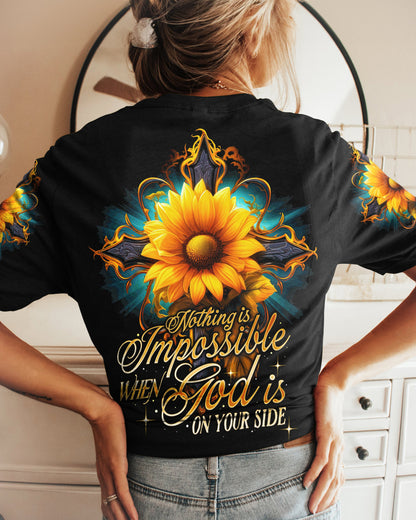 Nothing Is Impossible Women's All Over Print Shirt - Ty2707234, easychoo.com