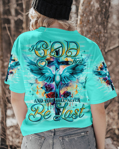 Put God First Women's All Over Print Shirt - Tlno1710233, easychoo.com