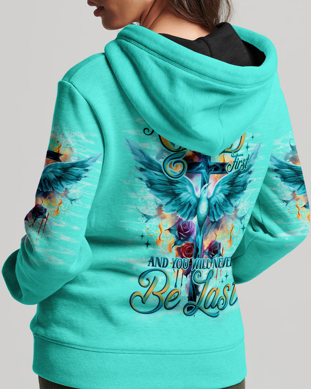 Put God First Women's All Over Print Shirt - Tlno1710233, easychoo.com