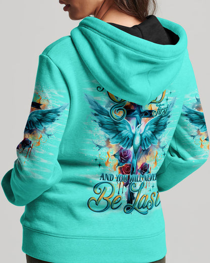 Put God First Women's All Over Print Shirt - Tlno1710233, easychoo.com