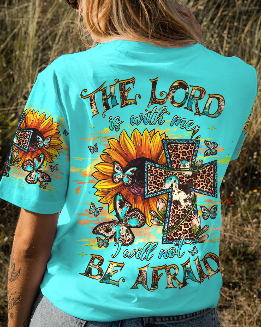The Lord Is With Me Women's All Over Print Shirt - Yhhg0407234, easychoo.com