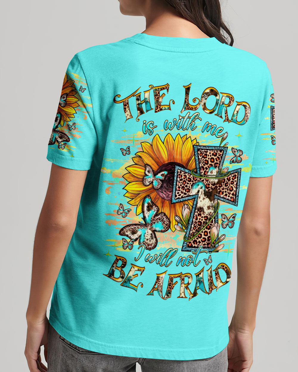 The Lord Is With Me Women's All Over Print Shirt - Yhhg0407234, easychoo.com