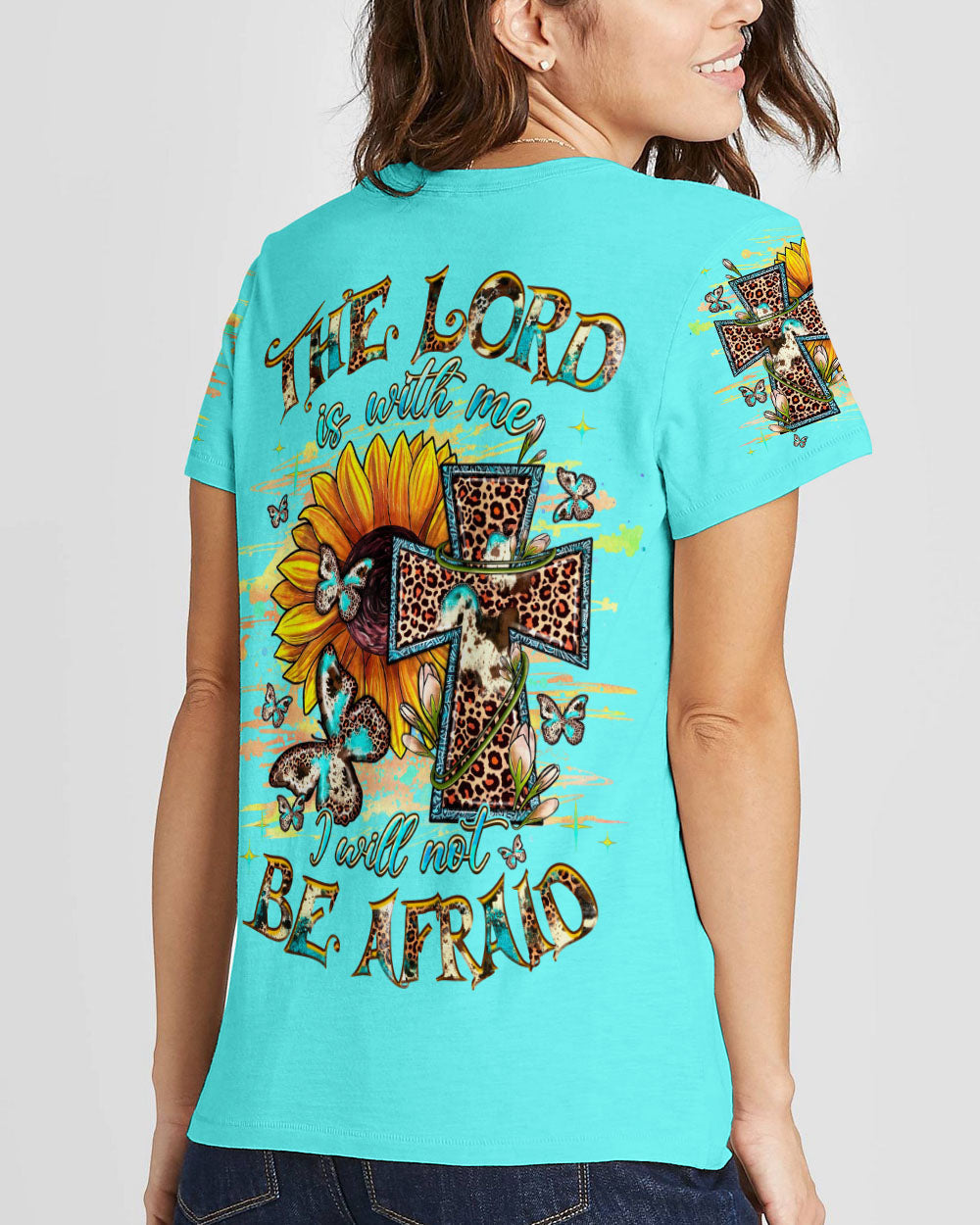 The Lord Is With Me Women's All Over Print Shirt - Yhhg0407234, easychoo.com