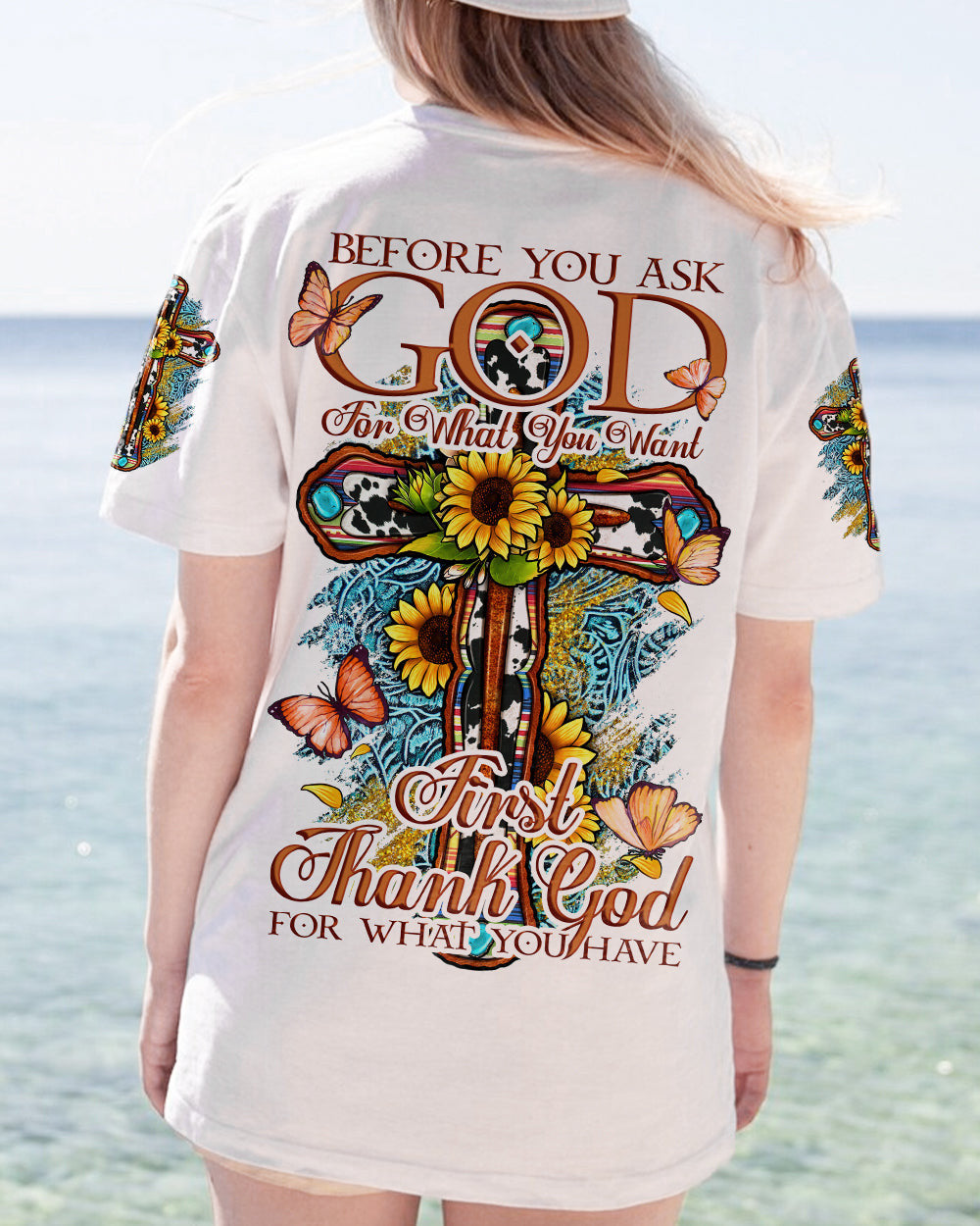 Thank God For What You Have Women's All Over Print Shirt - Tytd0807231, easychoo.com