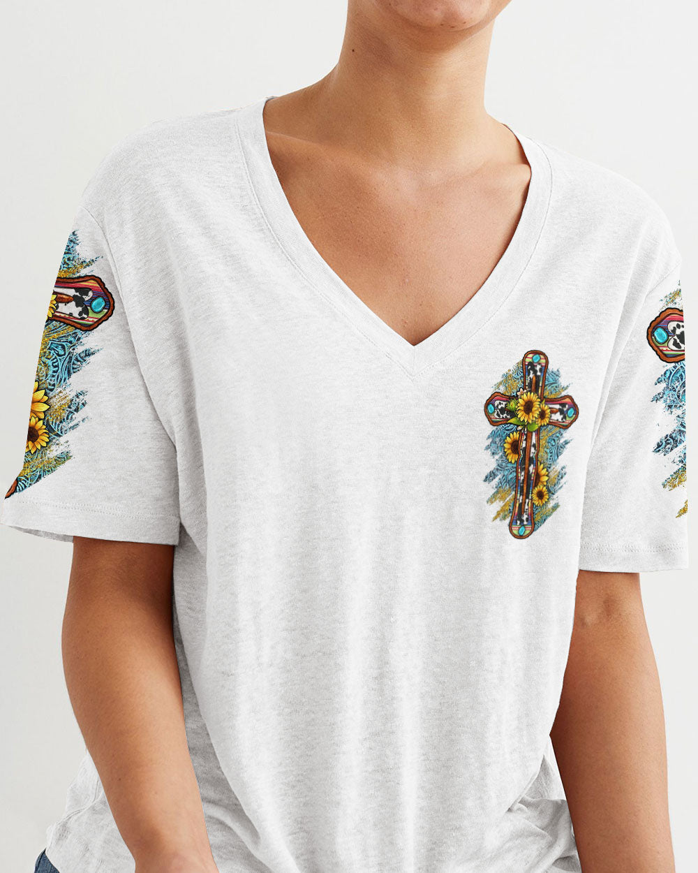 Thank God For What You Have Women's All Over Print Shirt - Tytd0807231, easychoo.com