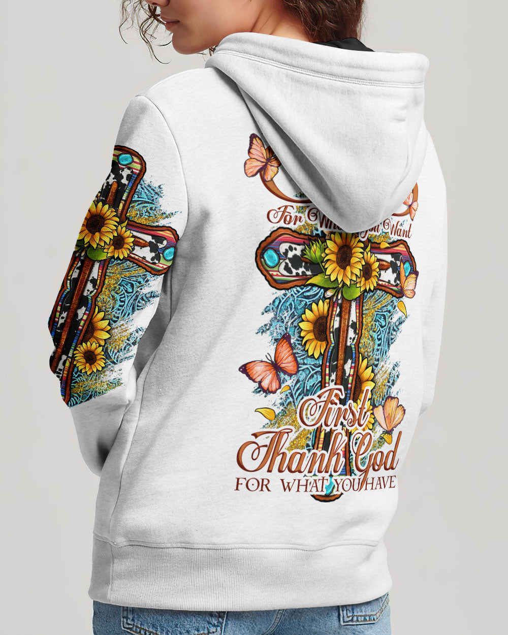 Thank God For What You Have Women's All Over Print Shirt - Tytd0807231, easychoo.com
