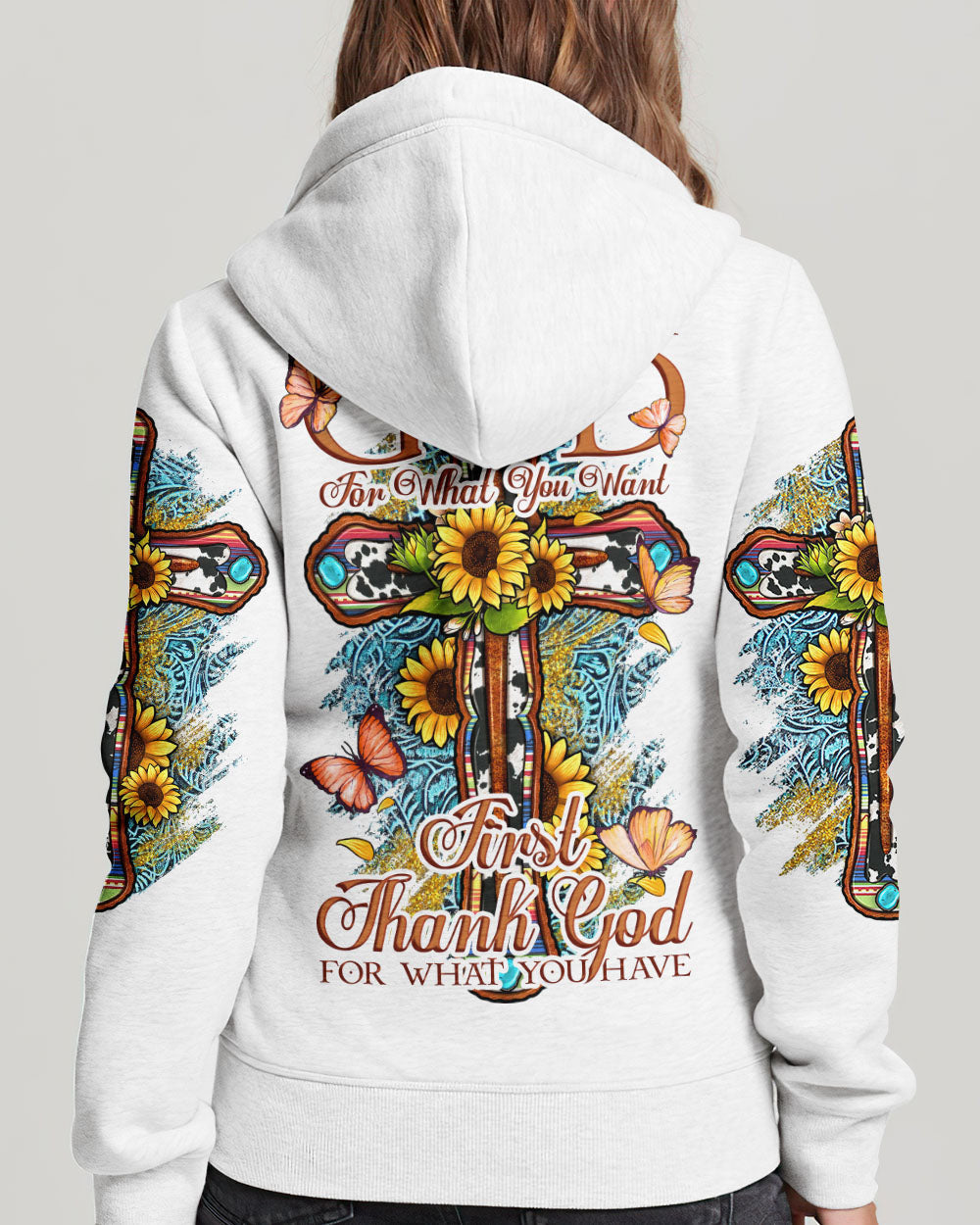 Thank God For What You Have Women's All Over Print Shirt - Tytd0807231, easychoo.com