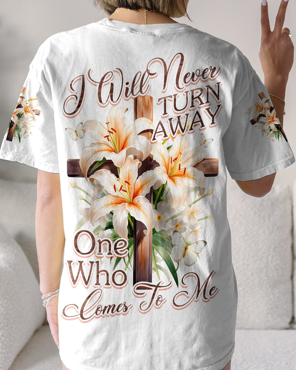 Never Turn Away Women's All Over Print Shirt - Tytd1407232, easychoo.com