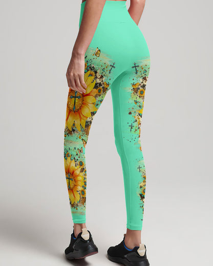 With God All Things Are Possible Sunflower Women's All Over Print Shirt - Yhhg1909231, easychoo.com