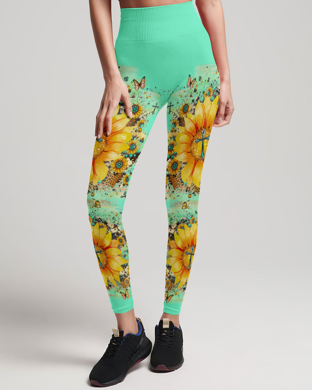 With God All Things Are Possible Sunflower Women's All Over Print Shirt - Yhhg1909231, easychoo.com