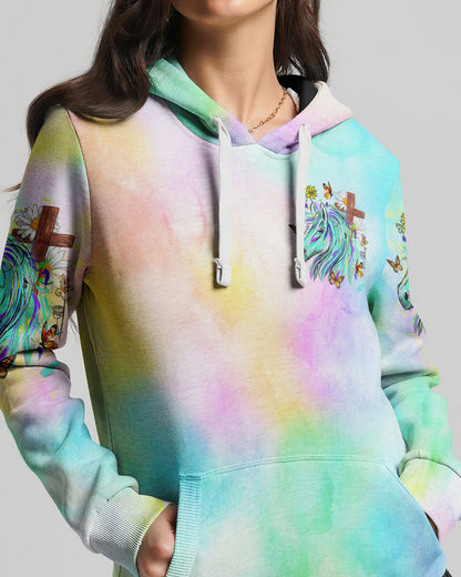 Runs On Jesus And Horses Women's All Over Print Shirt - Tlno2909233, easychoo.com