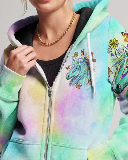 Runs On Jesus And Horses Women's All Over Print Shirt - Tlno2909233, easychoo.com