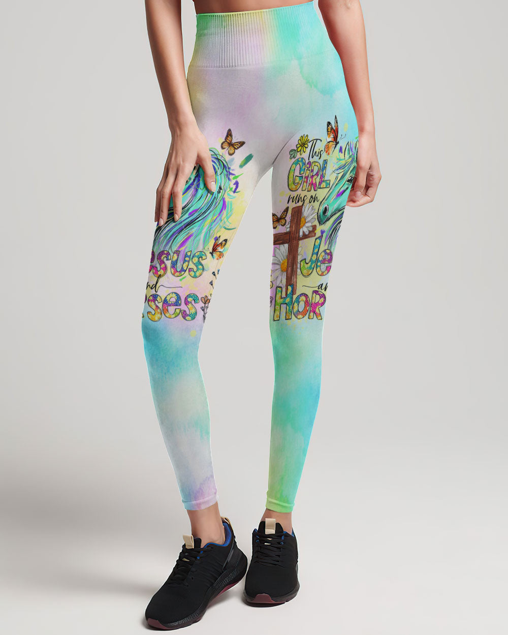 Runs On Jesus And Horses Women's All Over Print Shirt - Tlno2909233, easychoo.com