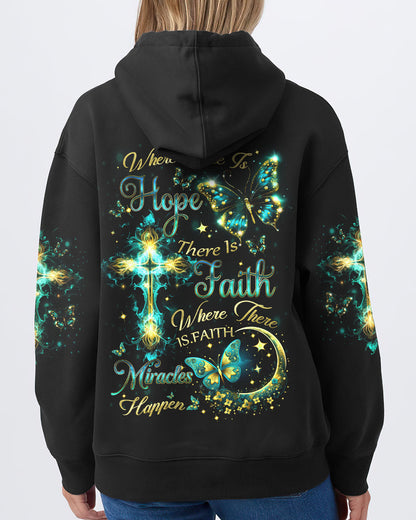 Where There Is Hope There Is Faith Women's All Over Print Shirt - Yhdu1207233, easychoo.com