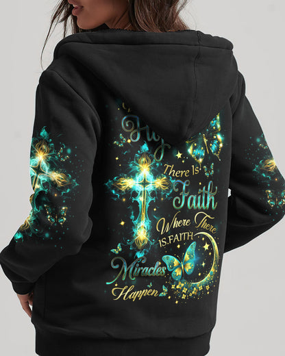 Where There Is Hope There Is Faith Women's All Over Print Shirt - Yhdu1207233, easychoo.com