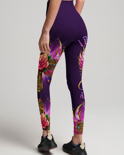 I Believe There Are Angels Among Us Cross Rose Wings Women's All Over Print Shirt - Tltr0307234, easychoo.com