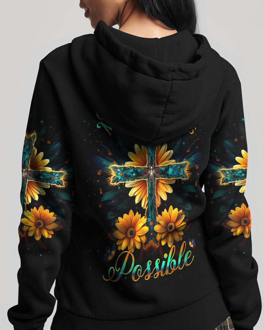 Faith Makes All Things Possible Women's All Over Print Shirt - Yhlh1210232, easychoo.com