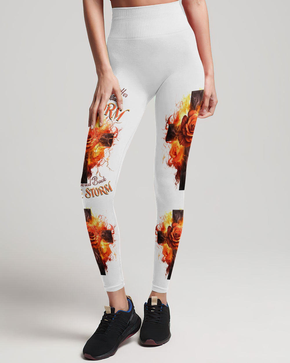 I Am The Storm Rose Cross Women's All Over Print Shirt - Tlnz1907234, easychoo.com