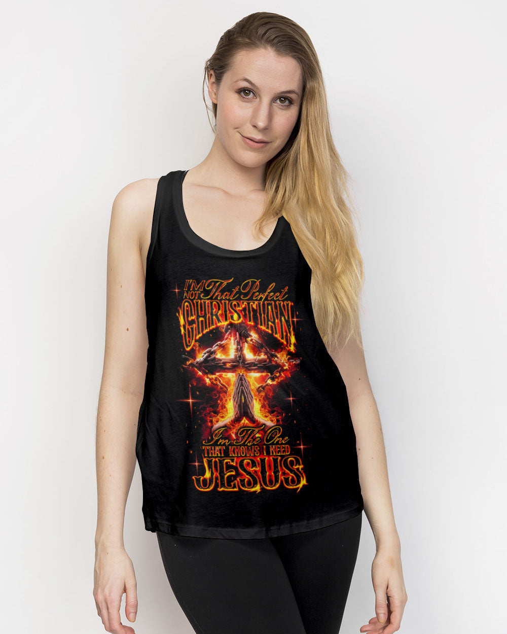 I'm Not That Perfect Christian Women's All Over Print Shirt - Ty040723, easychoo.com