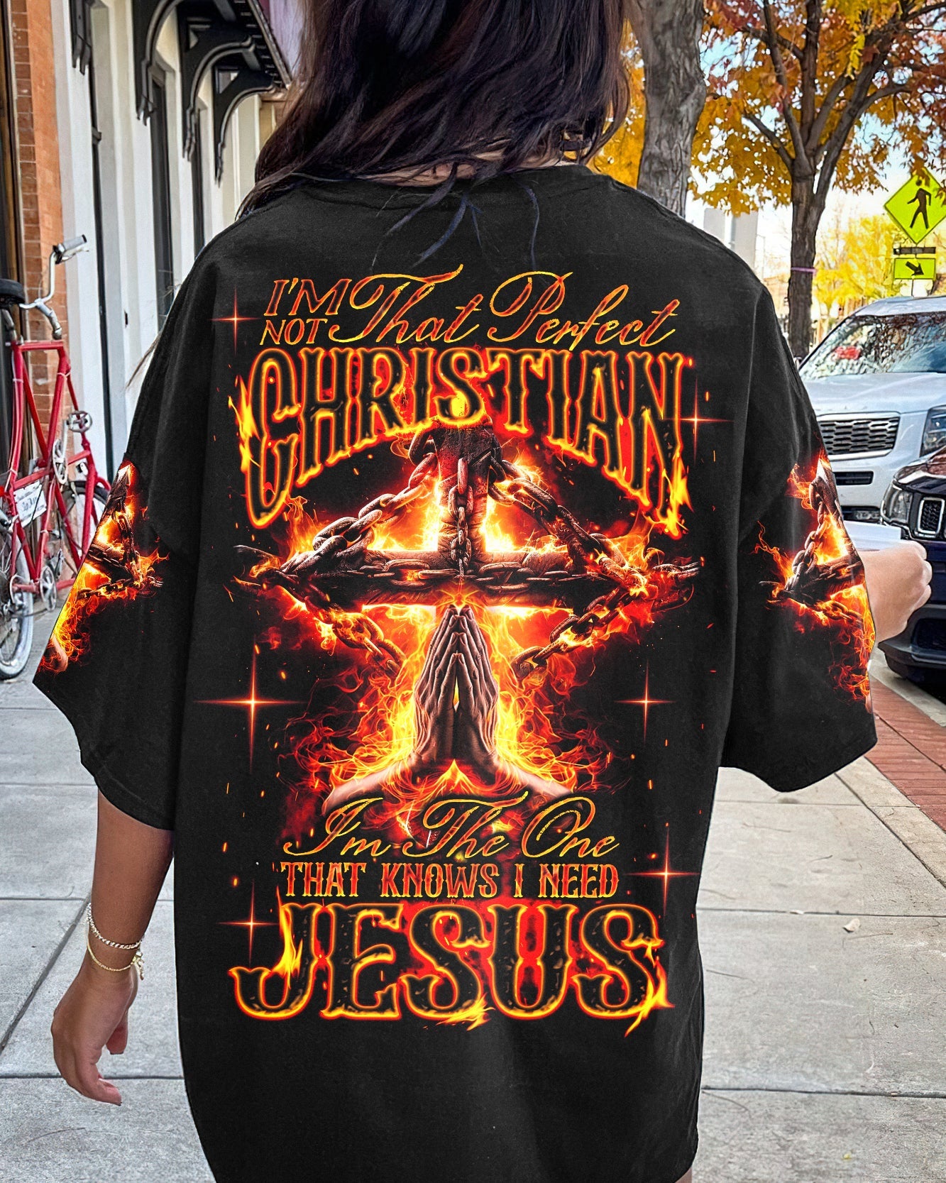 I'm Not That Perfect Christian Women's All Over Print Shirt - Ty040723, easychoo.com