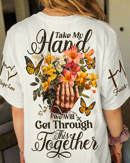 Take My Hand Women's All Over Print Shirt - Ty0607231, easychoo.com