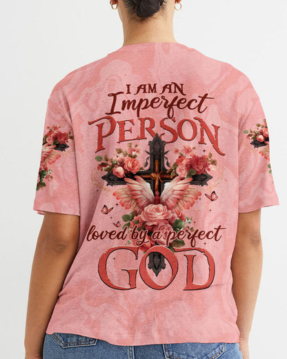 Loved By A Perfect God Women's All Over Print Shirt - Tytm0307231, easychoo.com