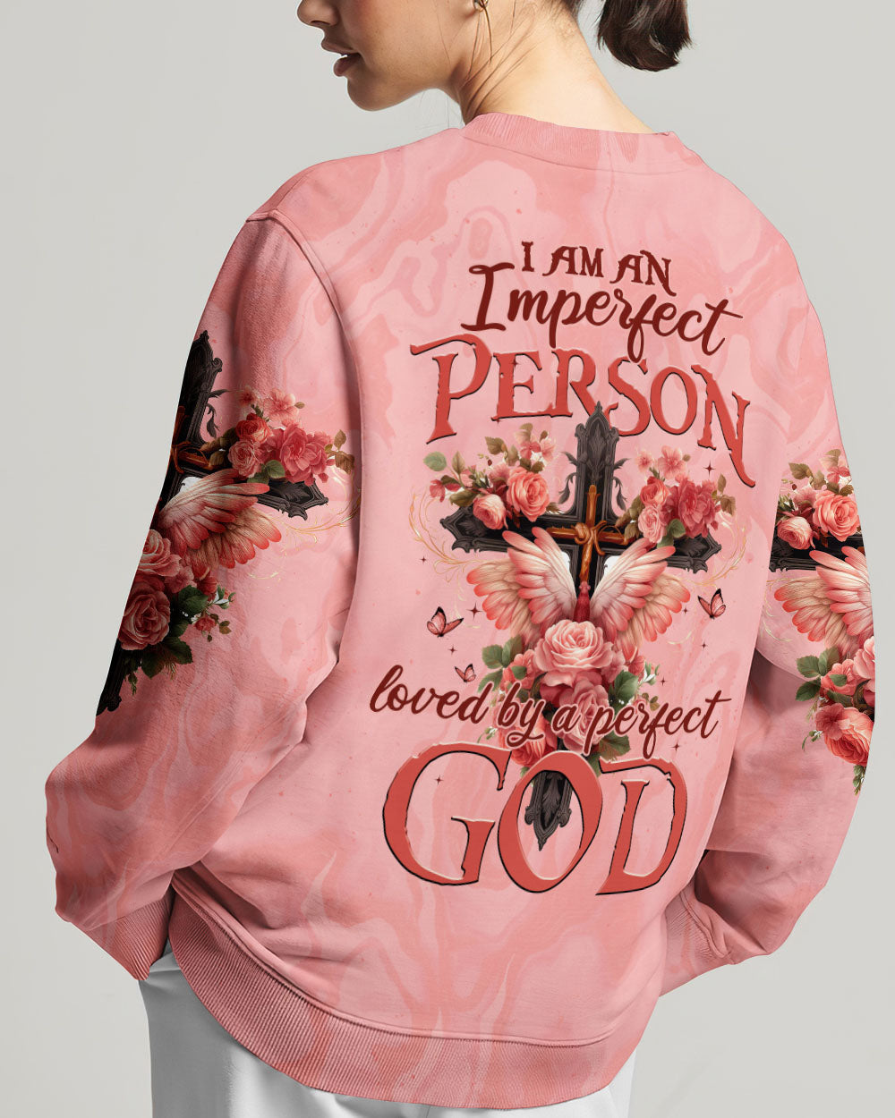 Loved By A Perfect God Women's All Over Print Shirt - Tytm0307231, easychoo.com