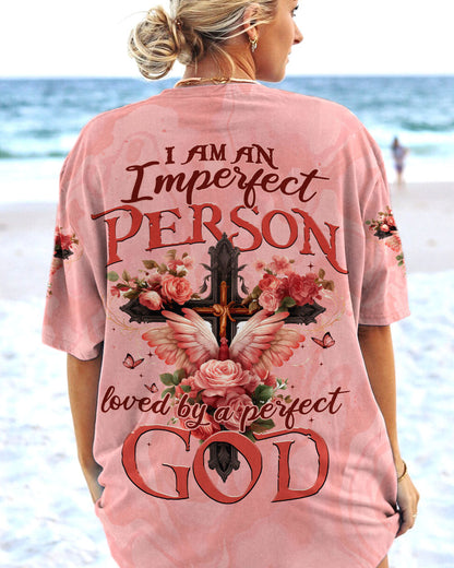 Loved By A Perfect God Women's All Over Print Shirt - Tytm0307231, easychoo.com