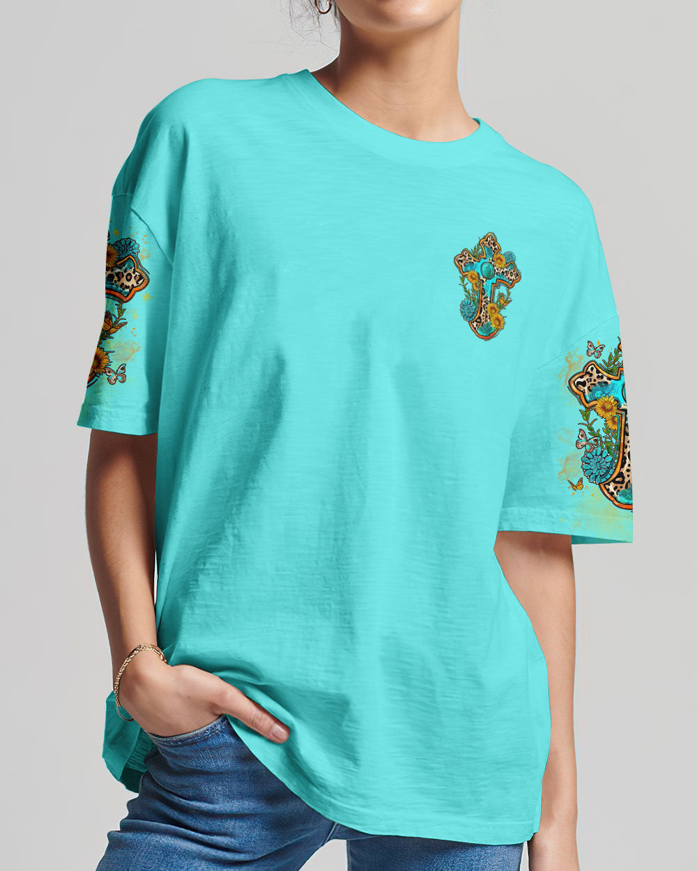 She Is Clothed With Strength Women's All Over Print Shirt - Tlnz2209231, easychoo.com