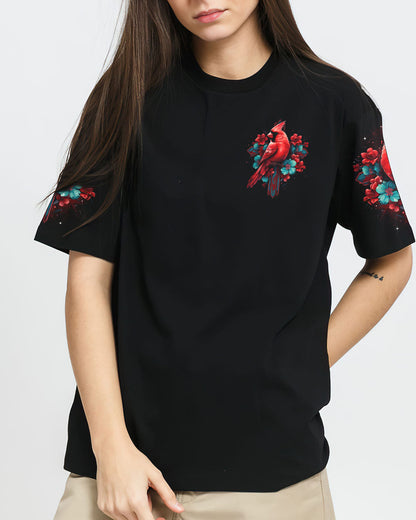 Give God Your Weakness Cardinal Bird Women's All Over Print Shirt - Tltr1707231, easychoo.com