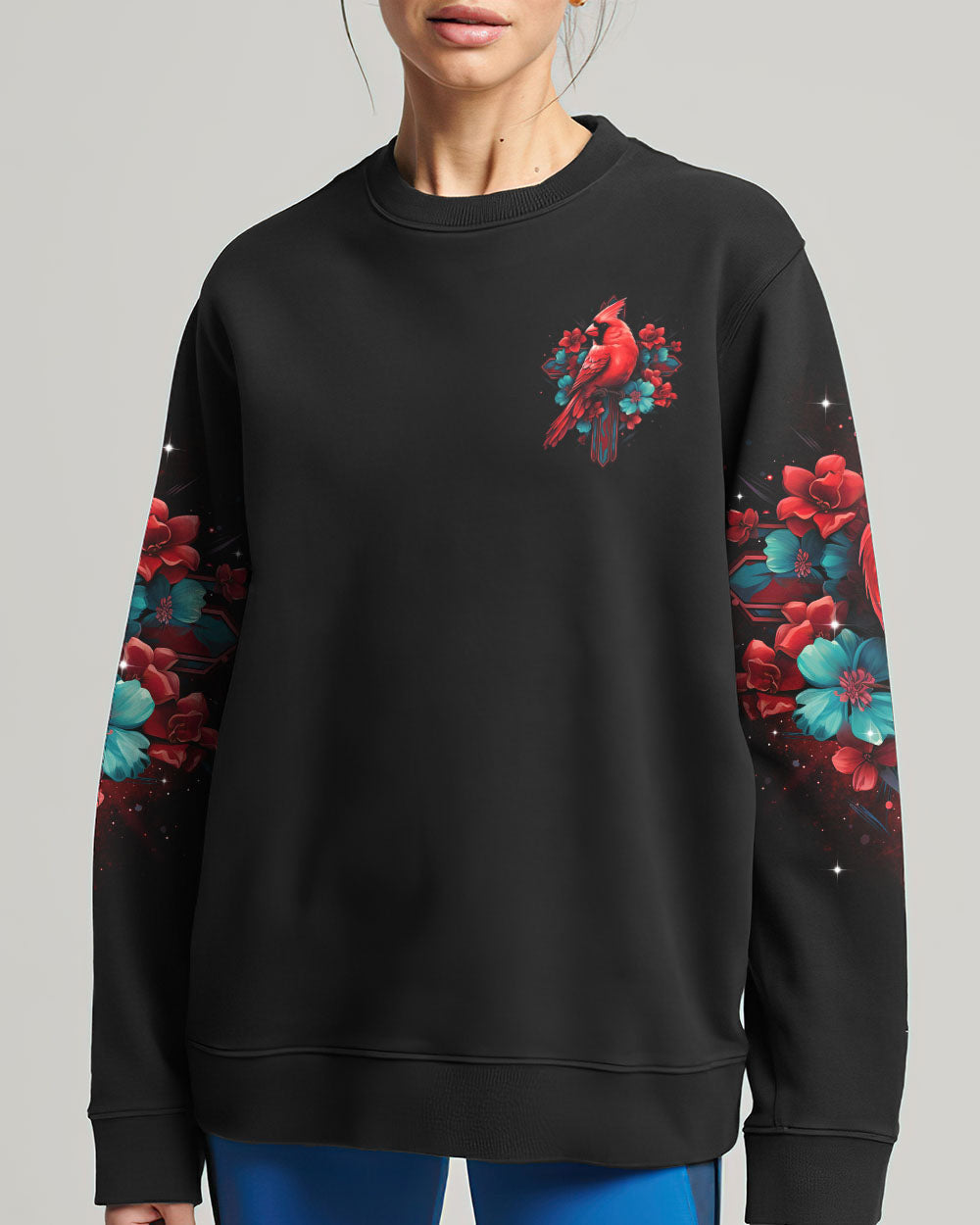 Give God Your Weakness Cardinal Bird Women's All Over Print Shirt - Tltr1707231, easychoo.com