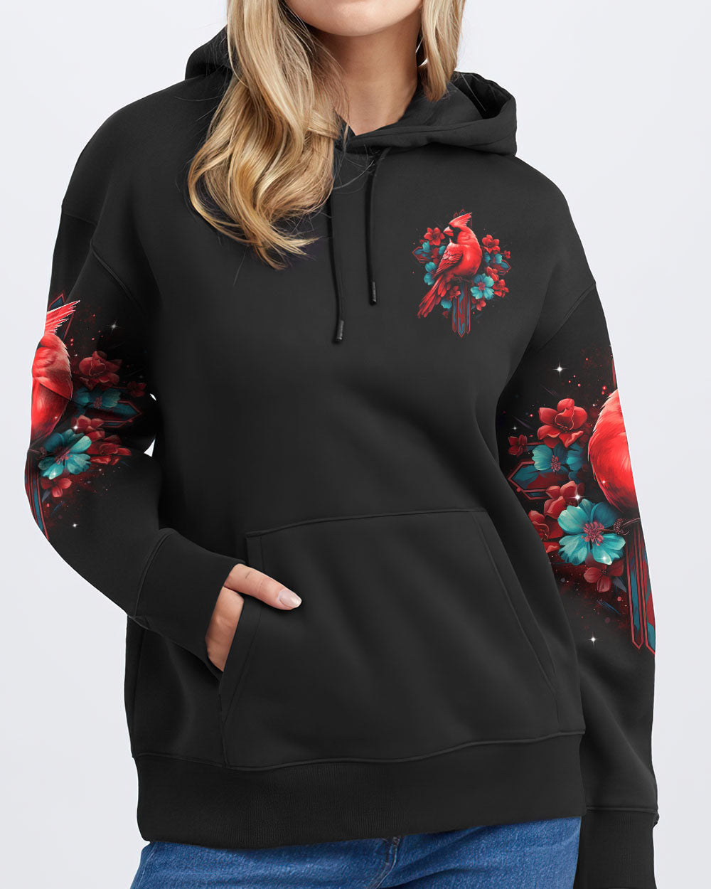 Give God Your Weakness Cardinal Bird Women's All Over Print Shirt - Tltr1707231, easychoo.com