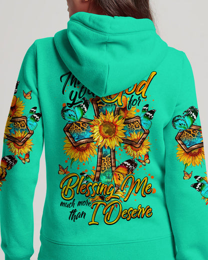 Thank You God For Blessing Me Women's All Over Print Shirt - Tytm0407232, easychoo.com