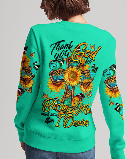 Thank You God For Blessing Me Women's All Over Print Shirt - Tytm0407232, easychoo.com
