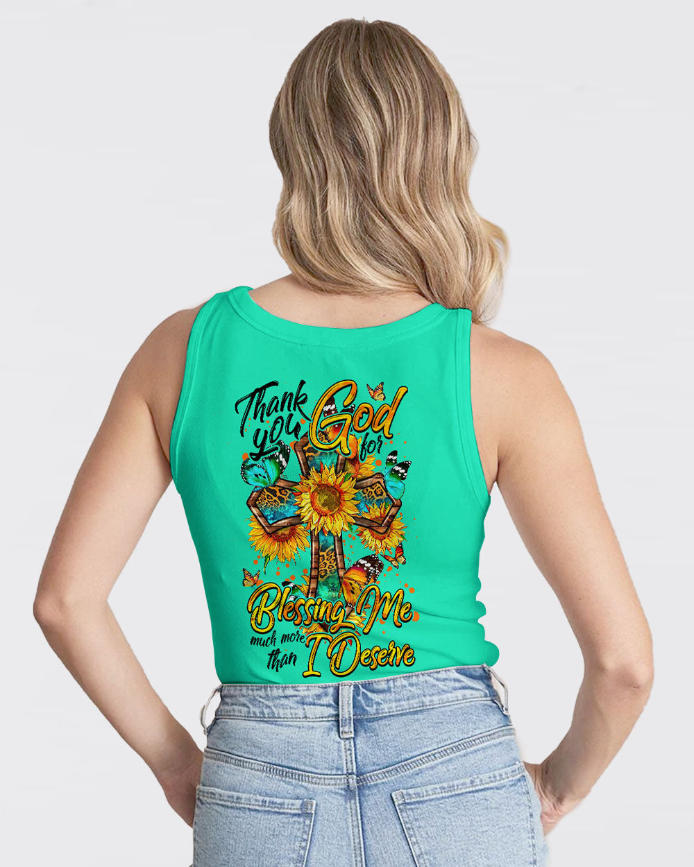 Thank You God For Blessing Me Women's All Over Print Shirt - Tytm0407232, easychoo.com