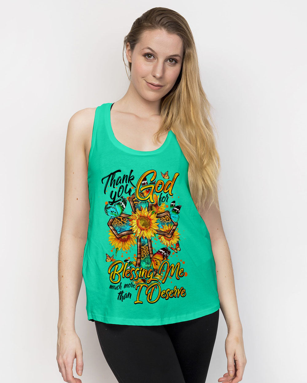 Thank You God For Blessing Me Women's All Over Print Shirt - Tytm0407232, easychoo.com