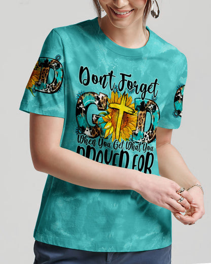 Don't Forget God Women's All Over Print Shirt - Tytm0607232, easychoo.com