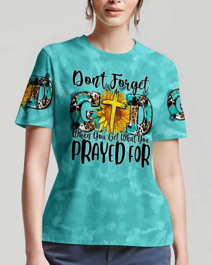 Don't Forget God Women's All Over Print Shirt - Tytm0607232, easychoo.com