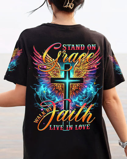 Walk by Faith Women's All Over Print Shirt - Tytm2806233, easychoo.com