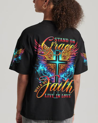 Walk by Faith Women's All Over Print Shirt - Tytm2806233, easychoo.com