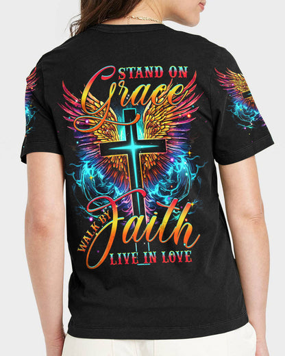 Walk by Faith Women's All Over Print Shirt - Tytm2806233, easychoo.com