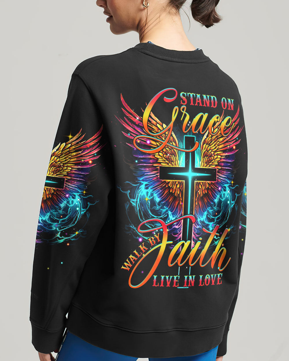 Walk by Faith Women's All Over Print Shirt - Tytm2806233, easychoo.com