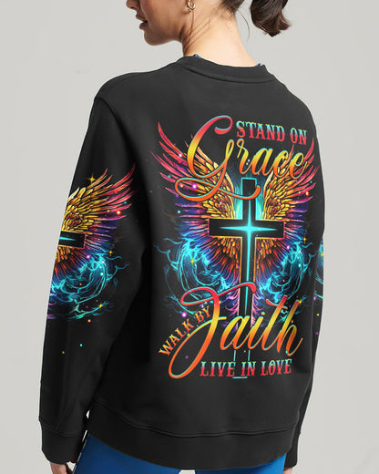 Walk by Faith Women's All Over Print Shirt - Tytm2806233, easychoo.com