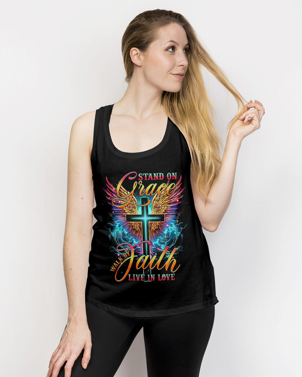 Walk by Faith Women's All Over Print Shirt - Tytm2806233, easychoo.com