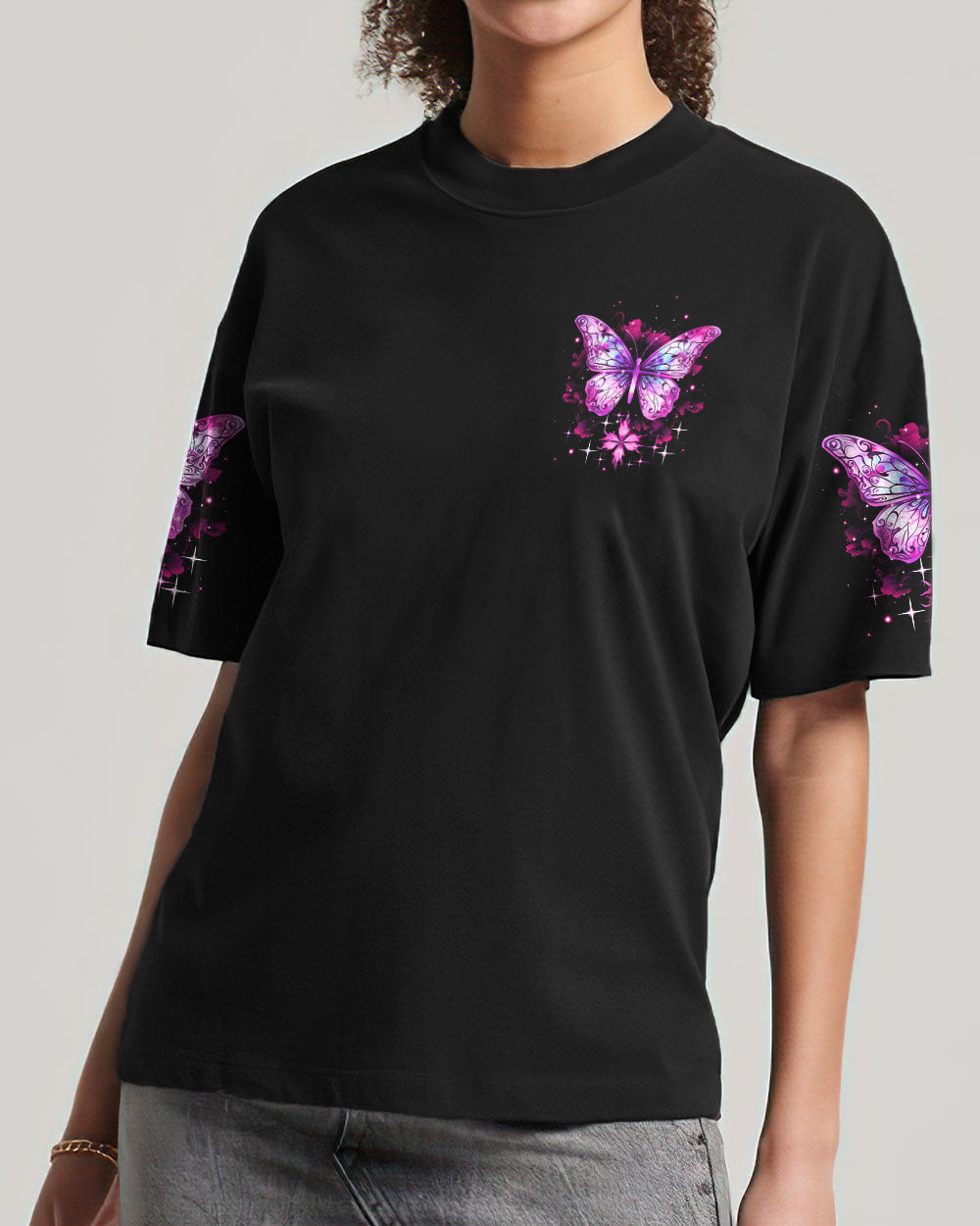 The Lord Will Fight For You Butterfly Women's All Over Print Shirt - Tytm2909233, easychoo.com