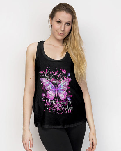 The Lord Will Fight For You Butterfly Women's All Over Print Shirt - Tytm2909233, easychoo.com
