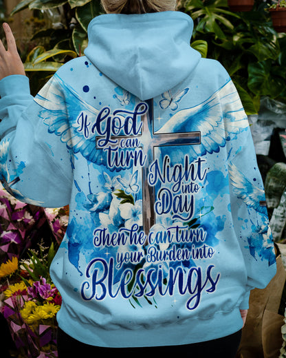 Turn Burden Into Blessings Women's All Over Print Shirt - Ty0709233, easychoo.com