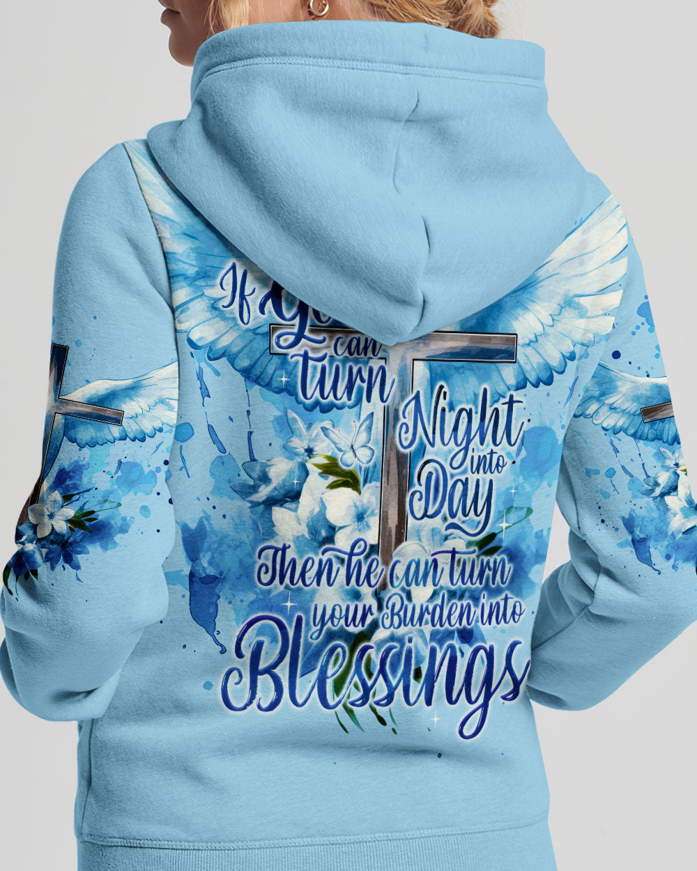 Turn Burden Into Blessings Women's All Over Print Shirt - Ty0709233, easychoo.com